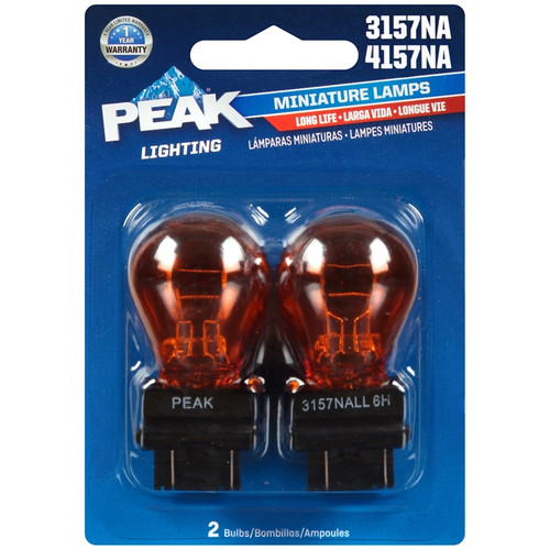 Peak - 3157NALL-BPP - Incandescent Parking/Stop/Tail/Turn Miniature Automotive Bulb 3157NA/4157NA
