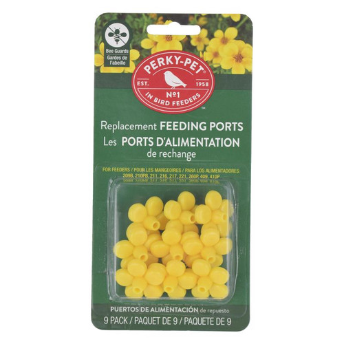 Perky-Pet - 202FB - Bee Guards Yellow 9/Pack