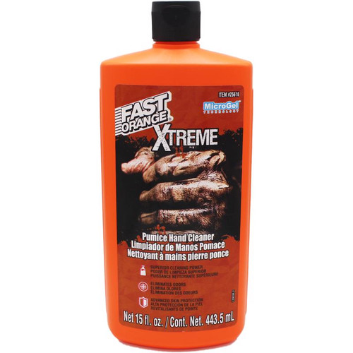 Permatex - 25616 - Fast Orange Xtreme Orange Scent Pumice Hand Cleaner 15 oz.