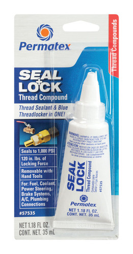 Permatex - 57535 - Seal + Lock Silicone Adhesive Sealant Gel 1.18 oz.
