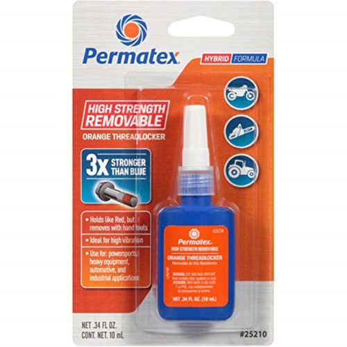Permatex - 25210 - Hybrid High Strength Removable Threadlocker Liquid 0.34 oz.