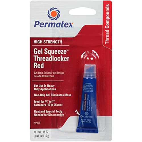 Permatex - 27005 - High Strength Threadlocker Gel 0.2 oz.
