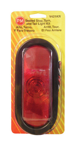 Peterson - V421KR - Red Oval Stop/Tail/Turn Light Kit