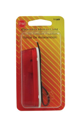 Peterson - V136R - Red Oblong Clearance/Side Marker Light
