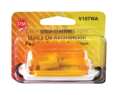 Peterson - V107WA - Amber Rectangular Clearance/Side Marker Light