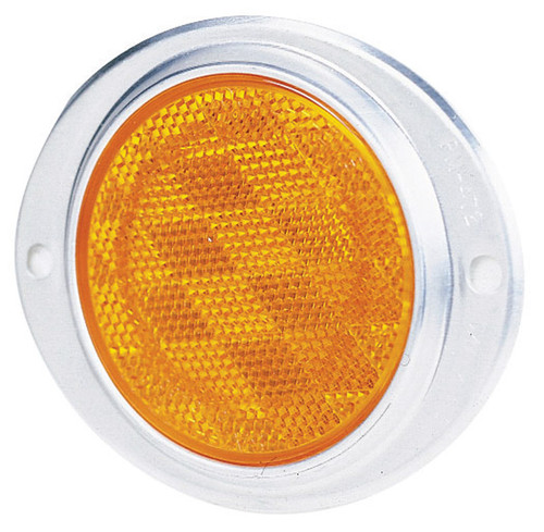 Peterson - V472A - Amber Round Reflector - 1/Pack