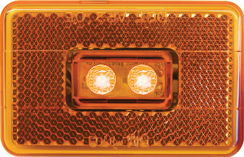 Peterson - V170A - Piranha Amber Rectangular Clearance/Side Marker LED Light