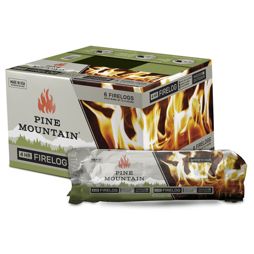 Pine Mountain - 502-160-807 - Fire Log 4hrs - 6/Pack