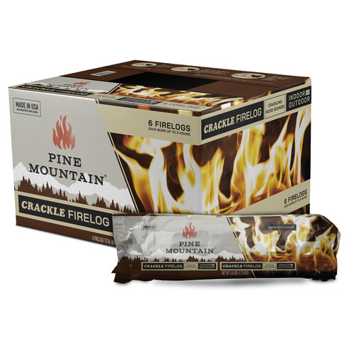 Pine Mountain - 501-153-803 - Crackling Fire Log 3hrs - 6/Pack