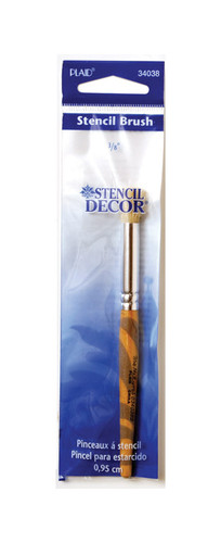 Plaid - 34038 - Stencil Decor 3/8 in. W Round Stencil Paint Brush