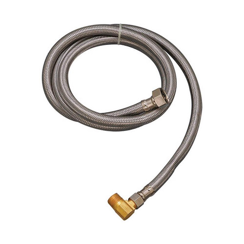 Plumb Pak - PP23836 - 1/2 in. FIP x 3/8 in. Dia. MIP 48 in. Stainless Steel Dishwasher Supply Line