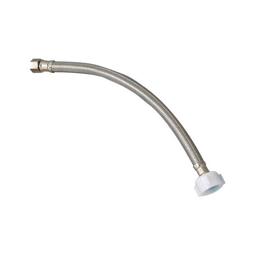 Plumb Pak - PP23807 - EZ 3/8 in. Compression x Ballcock 7/8 in. 16 in. Stainless Steel Toilet Supply Line