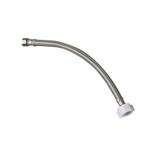 Plumb Pak - PP23806 - EZ 3/8 in. Compression x Ballcock 7/8 in. 20 in. Stainless Steel Toilet Supply Line