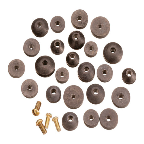 Plumb Pak - PP805-21 - Assorted in. Dia. Rubber Beveled Faucet Washer - 24/Pack