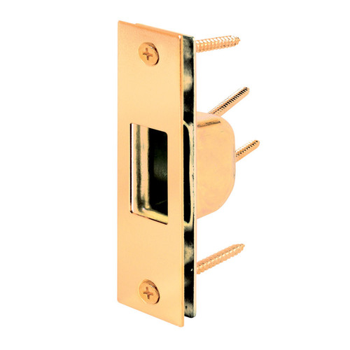 Prime-Line - U9539 - 4.875 in. H x 1.25 in. L Brass-Plated Steel High Security Box Strike