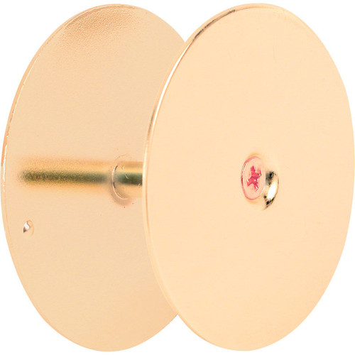 Prime-Line - U9516 - Brass Plated Steel Hole Cover Plate - 1/Pack