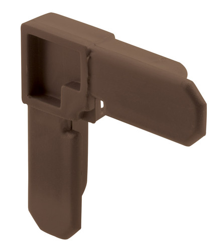 Prime-Line - PL14273 - Bronze Plastic 3/8 in. W x 3/4 in. L Screen Frame Corner - 1/Pack