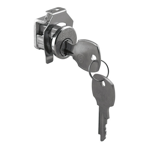Prime-Line - S4315 - Brushed Nickel Steel Clockwise Mailbox Lock