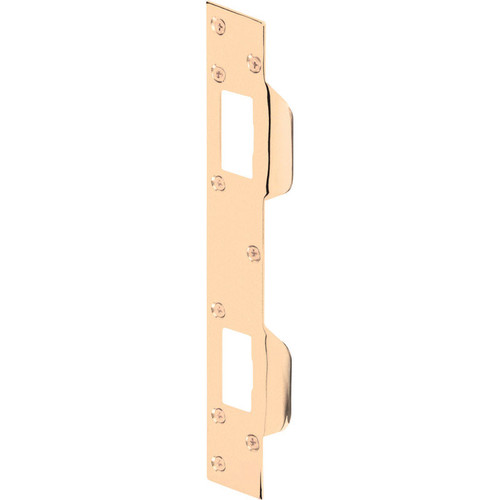 Prime-Line - U9480 - 11 in. H x 1.625 in. L Brass-Plated Steel Door Strike