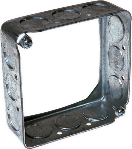 Raco - 8201 - 4 in. Square Steel Box Extension Gray