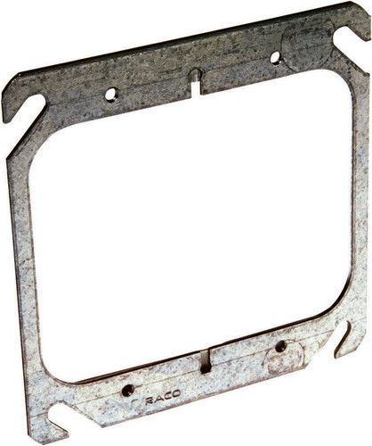 Raco - 791 - Square Steel 2 gang Box Cover For Two Wiring Devices
