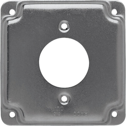Raco - 812C - Square Steel Box Cover For 1 Receptacle