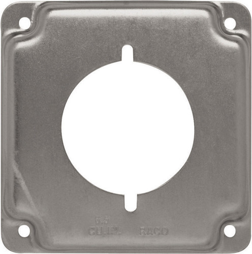 Raco - 810C - Square Steel Box Cover For 1 Receptacle