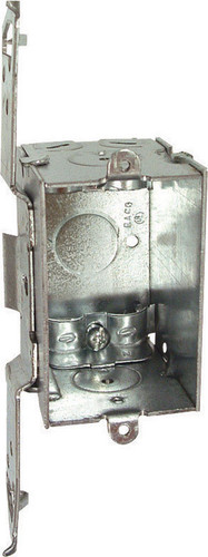 Raco - 531 - 3 in. Rectangle Steel 1 gang Switch Box Gray