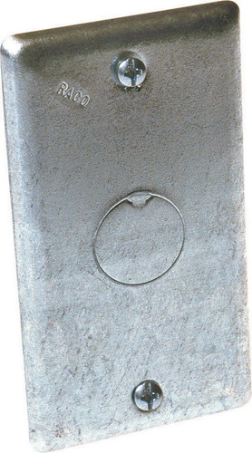 Raco - 861 - Rectangle Steel 1 gang Box Cover