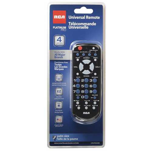 RCA - RCR504BE - Programmable Universal Remote Control