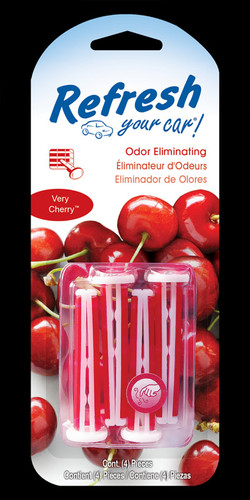Refresh Your Car - E301434400 - Very Cherry Scent Car Vent Clip - 4/Pack
