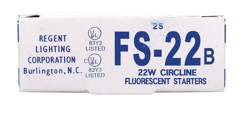 Regent - FS-22B - 22 watts Fluorescent Starter
