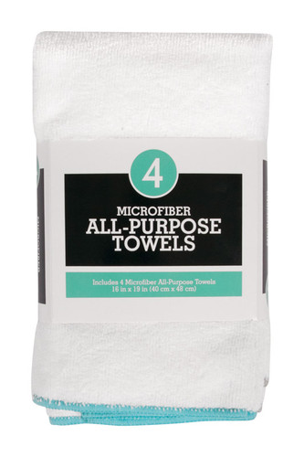 Ritz - 90122 - White Microfiber Solid Kitchen Towel - 4/Pack