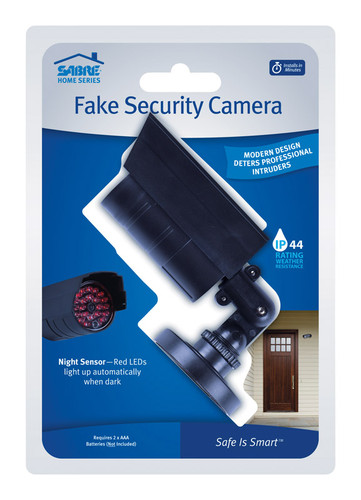 Sabre - HS-FSCR-B - Black Plastic Fake Security Camera