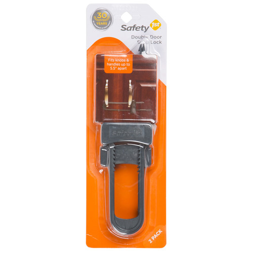 Safety 1st - HS170 - Black Plastic Decor Slide Lock - 2/Pack