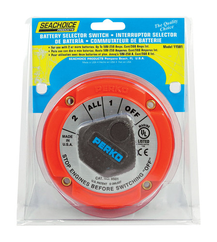 Seachoice - 11501 - Battery Selector Switch Plastic