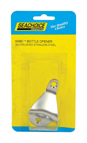 Seachoice - 32681 - Stainless Steel Bottle Opener - 1/Pack