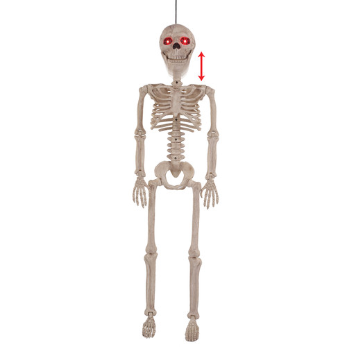 Seasons - W81897 - Prelit Animated Human Skeleton Hanging D'cor