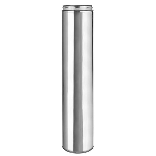 Selkirk - 206036 - 6 in. Dia. x 36 in. L Stainless Steel Chimney Pipe