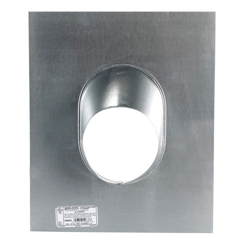 Selkirk - 105825 - 5 in. Dia. Aluminum/Galvanized Steel Adjustable Roof Flashing