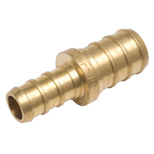 SharkBite - UC009LFA - 3/8 in. PEX x 1/2 in. Dia. PEX Brass Reducing Coupling