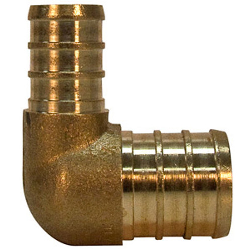 SharkBite - UC274LFA - 1/2 in. PEX x 3/4 in. Dia. PEX Brass Reducing Elbow