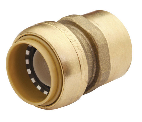 SharkBite - U088LFA - 3/4 in. Push x 3/4 in. Dia. FPT Brass Connector