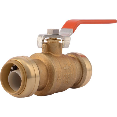 SharkBite - 22223-0000LFA - 1 in. Brass Push Fit Ball Valve