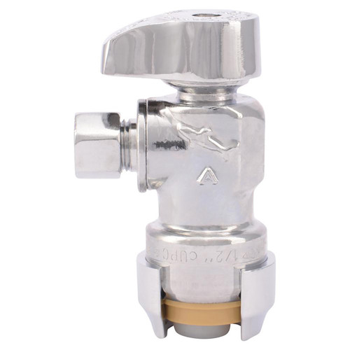 SharkBite - 23336-0000LF - 1/2 in. PTC x 1/4 in. Brass Stop Valve