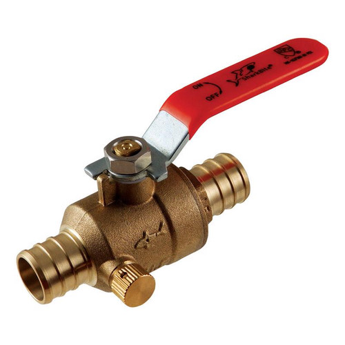 SharkBite - 24613LFA - Push to Connect Brass Crimp PEX x 3/4 in. Dia. 3/4 in. PEX Ball Valve