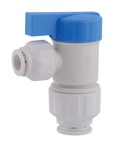 SharkBite - 25670 - Quick Connect 1/2 in. Push x 1/4 in. Dia. Push Plastic Angle Stop Valve