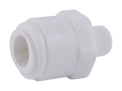 SharkBite - 25660 - Push to Connect 3/8 in. OD x 1/8 in. Dia. MIP Plastic Adapter