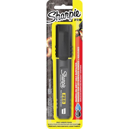 Sharpie - 2018329 - PRO Black Chisel Tip Permanent Marker - 1/Pack