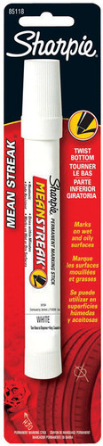 Sharpie - 85118 - Mean Streak White Bold Tip Permanent Marking Stick - 1/Pack